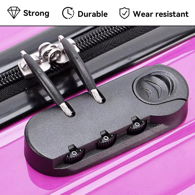 3 Digit Combination Lock, Versatile Travel Luggage Locks Suitcase Password