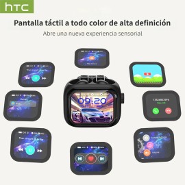 Audifonos In-ear Inalmbricos Htc Ne40 Ai Audifonos Traductores Con Smart Pantalla Tctil Bluetooth 6.0 Ipx5 Impermeable Cancelacin De Ruido Enc...     