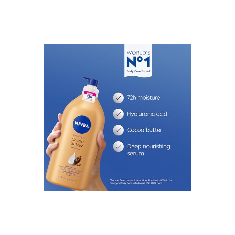 NIVEA Nivea Crema Corporal Humectante Con Cocoa, 1000 ml