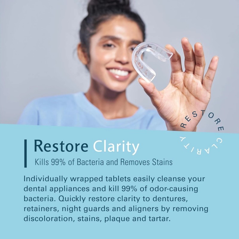 does not apply Retainer and Denture Cleansers 240 Tablets Removes