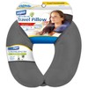 Cloudz Dual Comfort Microbead Airplane Travel Neck Pillow. Super Soft