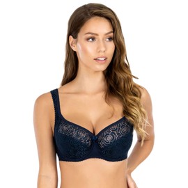 Rosme Womens Half Padded Bra, Collection Annija, Blue, Size 42G