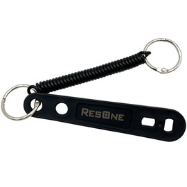 ResOne Nylon Medical Oxygen Cylinder Wrench w/Bungee Cord - Hardened Nylon Plastic, Fits Oxygen CGA-870 Post Valves - Oxygen Tank Key Wrench, Oxygen Wrench - Medical Oxygen Cylinders