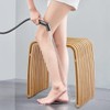 Bamboo Shower Bench, Non-Slip Shower Stool & 450 lbs, Waterproof