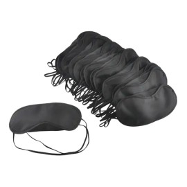 Antifaz para Dormir Modavela Negro Poliéster Ajustable 20 Unidades                                                                                    