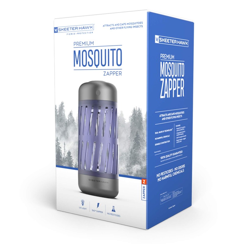 SKEETER HAWK Premium Mosquito Zapper | Plug-in Bug Zapper with