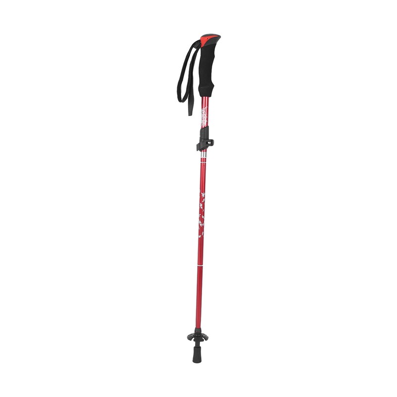 Aluminium Alloy Trekking Poles 5 Sections Collapsible Hiking Walking Climbing