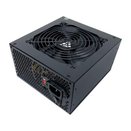 Apevia ATX-ES600W Essence 600W ATX Semi-Modular Gaming Power Supply with Auto-Thermally Controlled 120mm Black Fan, 115/230V Switch, All Protections