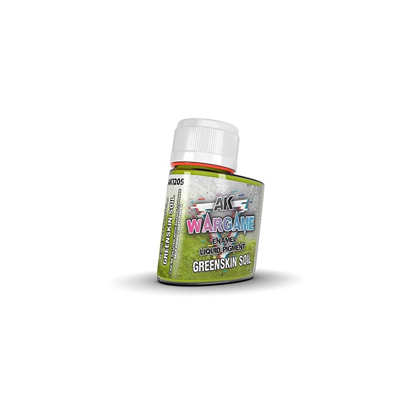 AK WARGAME LIQUID PIGMENTS AK1205 Greenskin Soil (35 ml)