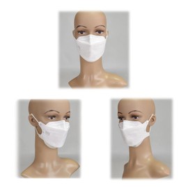 TubeRoo FFP2 Mask Turquoise Fish Shape, Pack of 20 Masks from Germany, Made in Germany, Soft Ear Loop Bands, Respirator Mask, Mouth Guard