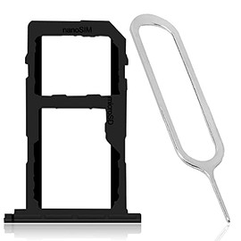 Lightweight Standard Portable SIM and Memory Card Tray Holder w/SIM Card Ejection Pin Compatible with LG K30 X410TK