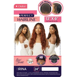 Outre Lace Front Wig - Perfect Hair Line 13X6 - Irina (OFF BLACK 1B)