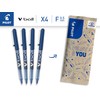 Pilot - 4 x V-Ball 05 Liquid Ink Rollerball Pens