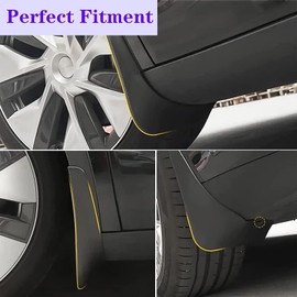 Car Mud Flaps Mudguard for Nissan Qashqai 2007-2025 Front and Rear Mudflaps Splash Guards Heavy Duty Flares 4-PC Auto Accessories,Send 1 Car Wash Towel,2023~2025