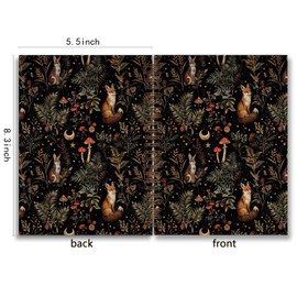 foedor Vintage Flower Spiral Notebook Journal,Watercolor Floral Notebook Supplies for School Student Teacher,Floral College Ruled Hardcover Notebook Journals for Work Office