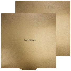 Upgrade 2 Packs 310x310mm for Qidi Plus 4 Build Plate PEI Sheet Double Sided Textured Flexible Spring Steel Print Bed for Voron 300,Cr-10,CR-10S, CR-10S pro, CR-10V2, CR-10 V3 3D Printer.