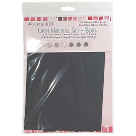 49 AND MARKET Black Open WATEFALL Set
