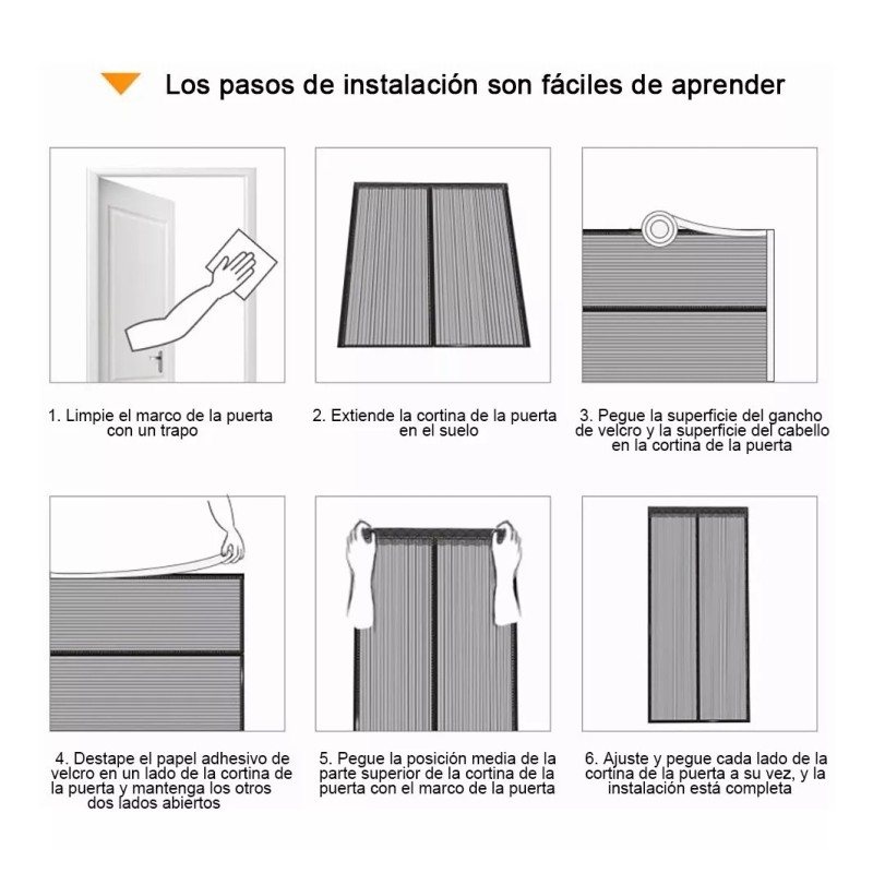 Banna Magnetismo Mosquitera Para Puertas Various Sizes