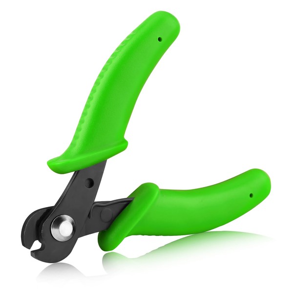 SPEEDWOX Memory Wire Cutters with Spring Mini Flush Cut Pliers,