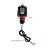 YnGia 2PCS Handlebar Turn Signal Motorcycle LED Handlebar Light, Universal