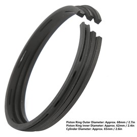 3 x 65 mm piston ring, air compressor, air compressor accessories for air compressors, air pump, piston ring, piston ring, replacement for 2.2 kW 3.0 kW engine, 0.25 0.36 air compressor, air pump