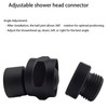 TIEXYE Shower Head Swivel Ball Adapter (Universal Component), Solid Brass