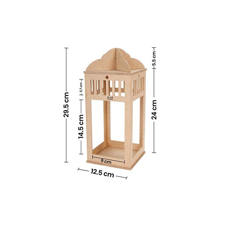 Fantasias Miguel Mylin Quinqué de Madera para Pintar y Decorar