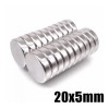 10 Imanes 20mm X 5mm N35