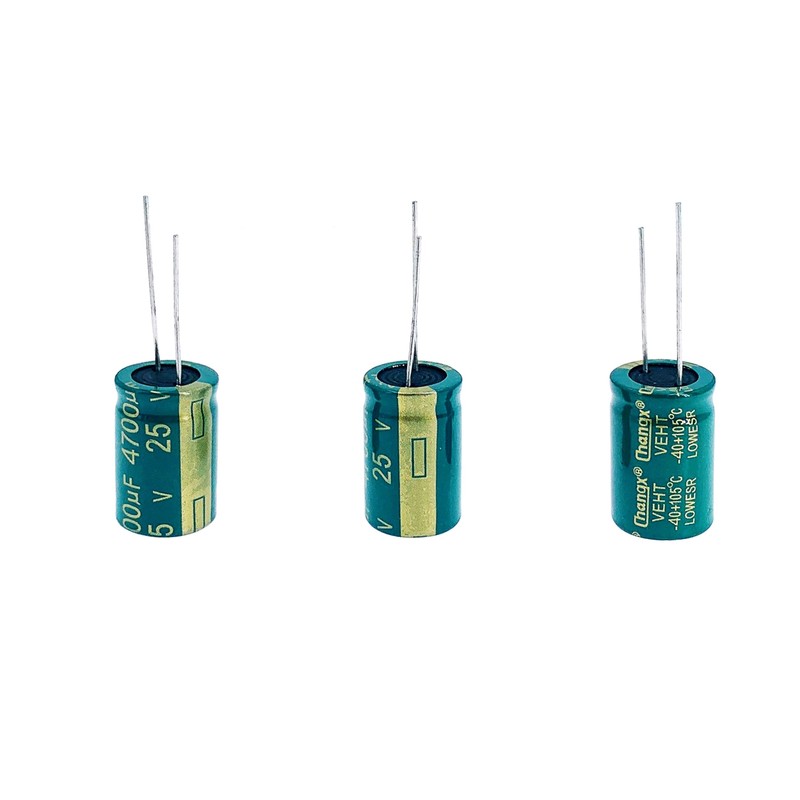 PENGLIN 10pcs Electrolytic Capacitors Aluminum Electrolytic Capacitors Radial 25V 4700UF