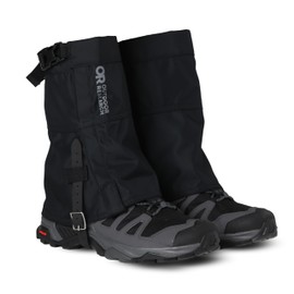 Outdoor Research Rocky Mountain Low Gaiters II | Water Resistant, Durable Leg Protection for Hiking Trails, Black, Medium