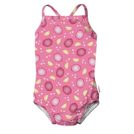 Eco Swimsuit Built-in Swim Diaper - Pink Dragon Fruit - 18mo