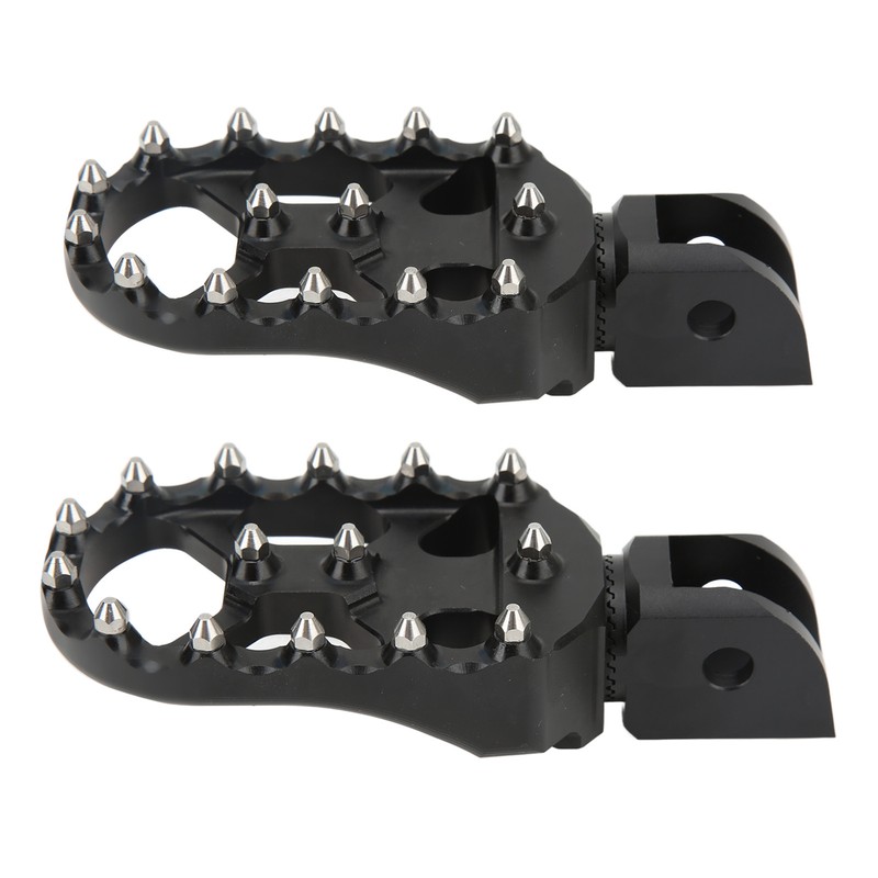 2pcs Front Foot Pegs CNC Aluminum Anodized Anti Slip Replacement
