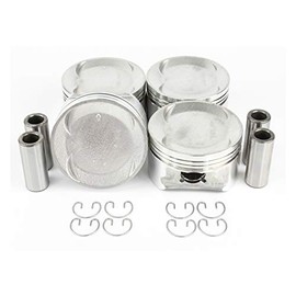 DNJ P214.40 Oversize Piston Set for 1998-2002 / Acura, Honda, Isuzu/Accord, CL, Oasis, Odyssey / 2.3L / SOHC / L4 / 16V / 2234cc, 2254cc / F23A1, F23A4, F23A8