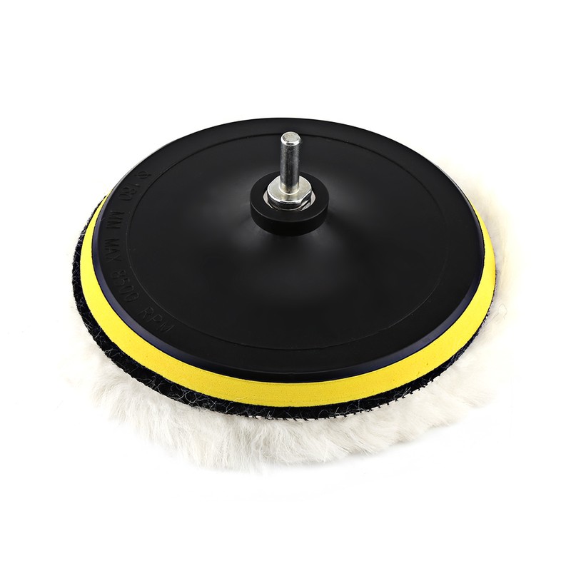 10Pcs 7" Polishing Buffing Waxing Pad Kit Tool For Car