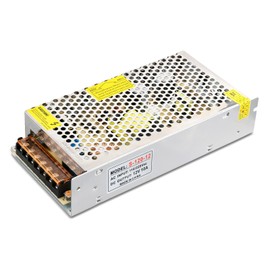 HPMN 12V 10A Power Supply 120W AC/DC Adapter Switching Power Transformer AC 110V-220V to DC 12 Volt 10 Amp Converter Low Voltage Output for LED Strip Light Security System CCTV Camera