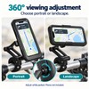 Waterproof Motorcycle Bike Mobile Phone Holder Support Universal Bicycle GPS