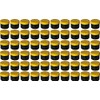 60 Ointment Containers, Cream Jars, Flat Black, 35 ml Capacity