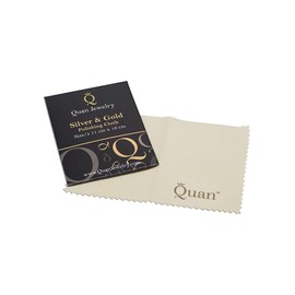 quan jewelry Silver Polishing Cleaning Cloth, Restoration for Jewelry, Anti Tarnish Gold and Sterling Silver Cleaner, Non Toxic Tarnish Remover Cleaner, Keep Jewelry Clean, Shiny Look