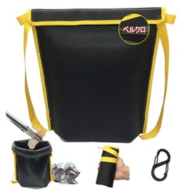 NGELOM Fire Extinguishing Bag, Charcoal Bag, Fire Retardant Bag, Velcro Closure, Thicker Than The Market, 13.8 x 13.8 inches (35 x 35 cm), Large Capacity, Heat Resistant, Flame Retardant, Convenient