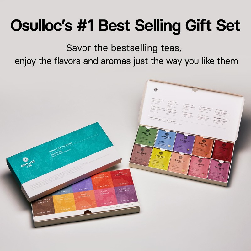 OSULLOC Premium Tea Collection (40 count, 10 flavors x 4
