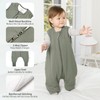BubblePanda Rayon Made from Bamboo Toddler Sleep Sack with Feet
