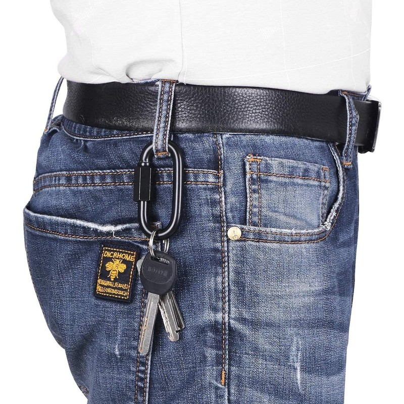 Nicerity Heavy Duty D Shape Chain Locking, M4 4MM Chain