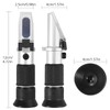 Proster Brix Refractometer with ATC Brix 0-80% Hand Held Refractometer