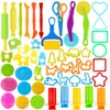 LCY WEDSHI Playdough Tool Set, 49 Pcs Play Dough Tools