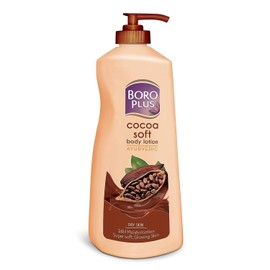 BOROPLUS Loción Corporal Cocoa Soft | Hidratante 24 H Para Piel Seca | Hidratación Y Nutrición Profundas | Suaviza, Alisa Y Restaura La Luminosidad | Fórmula De Rápida Absorción Y No Grasa | 400