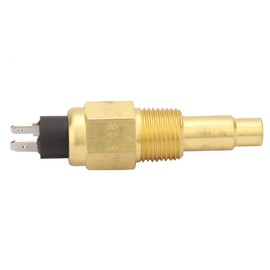 Tgoon Engine Water Temp Sensor, Brass Engine Water Temperature Sensor temp sensor marine 6-24V 38-120℃ Fit for VDO Electronicsensor,Water Temperature Sensor Replace Coolant Temp Sensor
