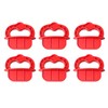 RLECS 6pcs Gap Deck Board Spacer Guide Red 1/4" Handheld