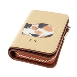 Granthunk Cat Coin Case, Women's, Small Coin Purse, Wallet, Cute, mike (mustachi)