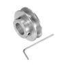 sourcing map Single Groove Pulley 14 mm Fixed Bore 40