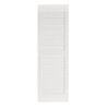 Perfect Shutters Premier Louver Exterior Decorative Shutter, 15" x 55",